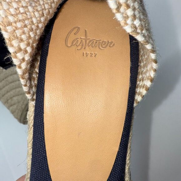 Castaner Carina Wedge Espadrille - Navy 38/7 - Picture 9 of 13